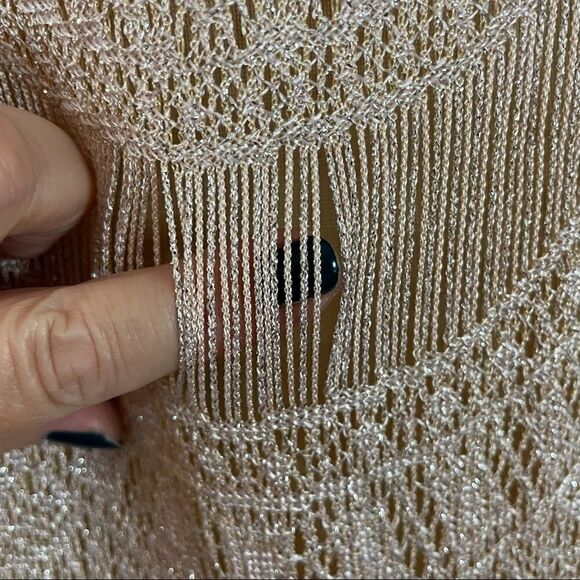 Vintage 70’s Damianou Crochet Scalloped Fringe Maxi Dress and Jacket - Picture 5 of 13